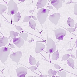 Wisteria - Water Color Leaves